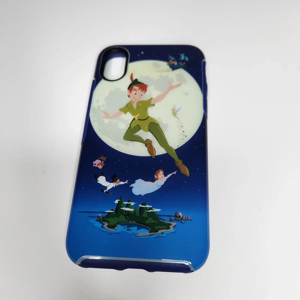 Disney Parks OtterBox Peter Pan Glow in the Dark Case iPhone X Xs Symmetry Blue